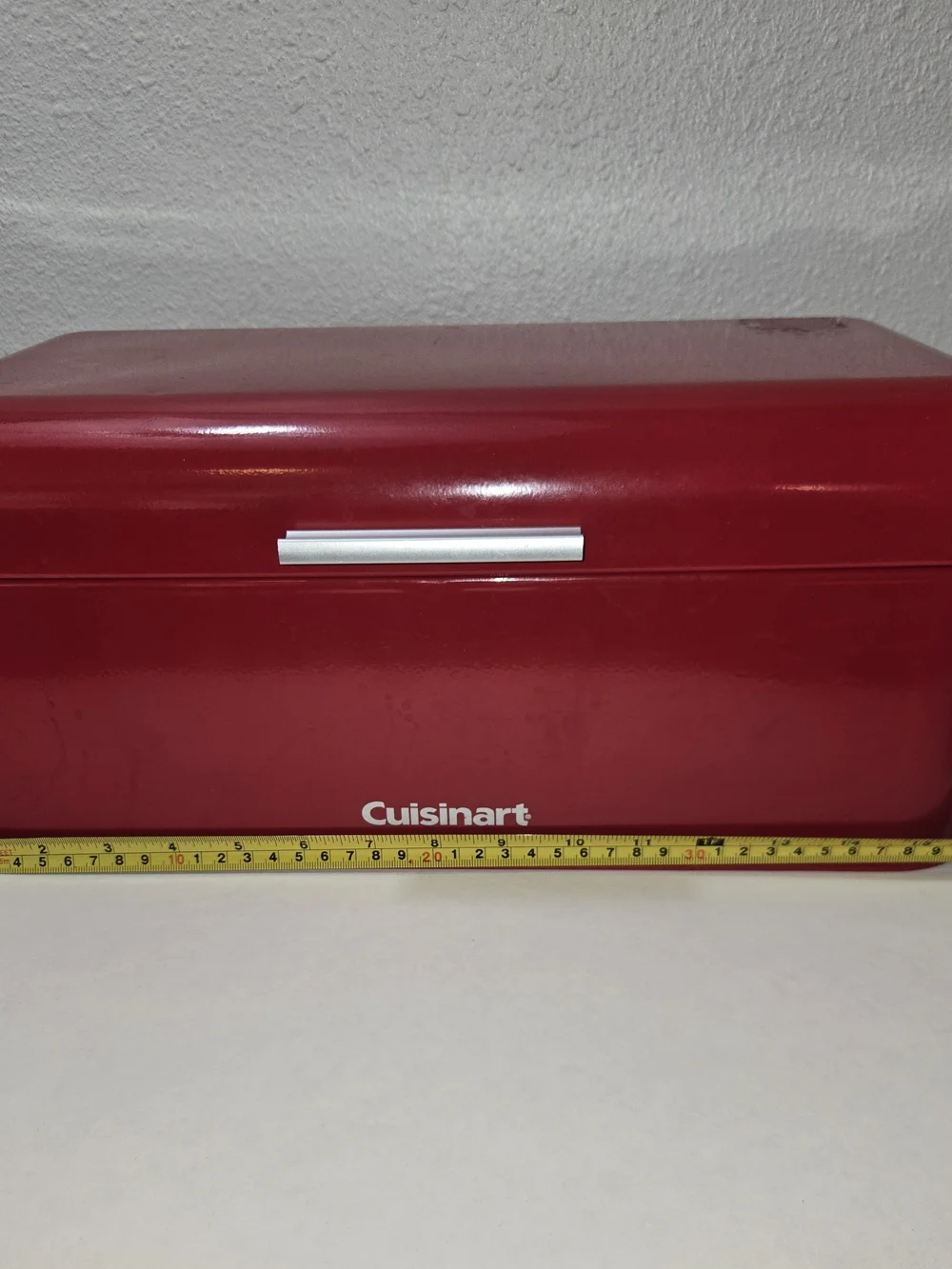 Cuisinart Red Metal Bread Box
